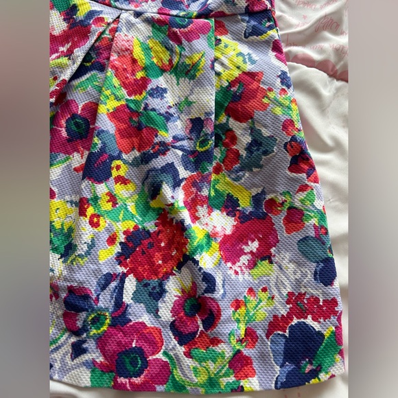 4, Janie and Jack Pink and Blue Pleated Sundress Sleeveless Halter - Picture 11 of 15